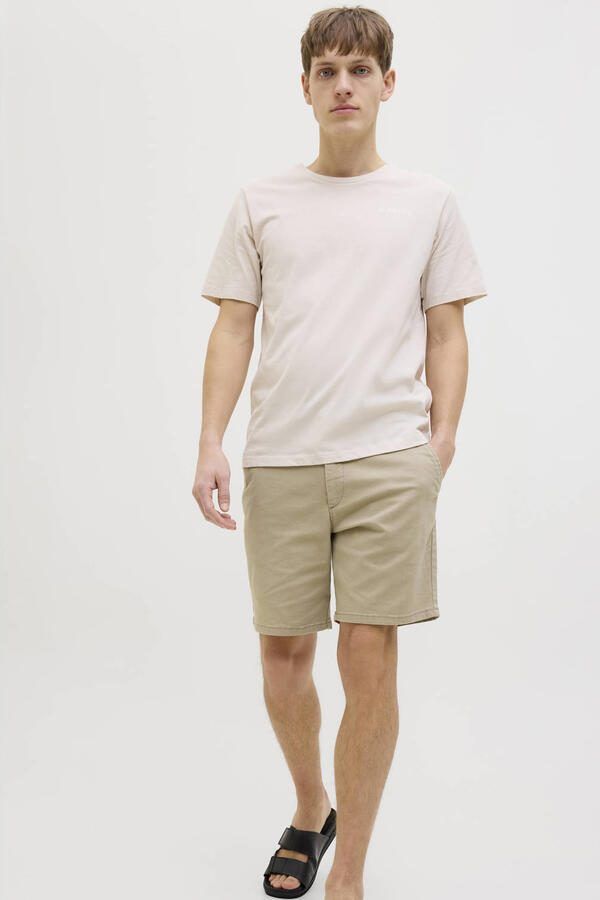JJ REBEL JREBSHARP regular chino short beige - Foto 5
