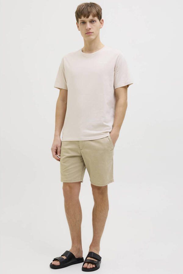 JJ REBEL JREBSHARP regular chino short beige - Foto 6