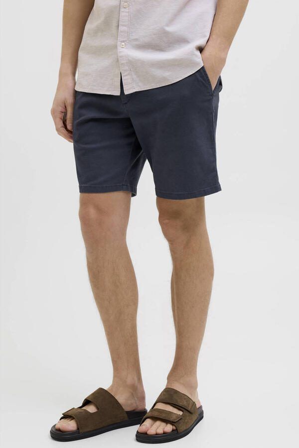 JJ REBEL JREBSHARP regular chino short donkerblauw