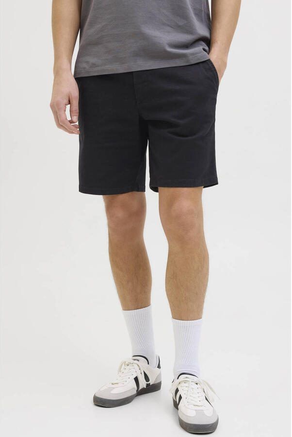 JJ REBEL JREBSHARP regular chino short zwart