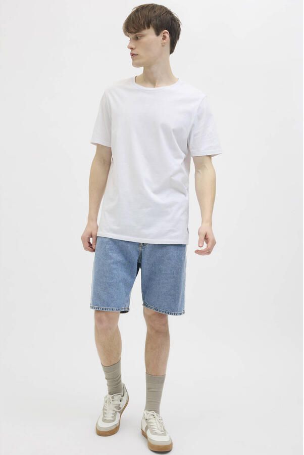 JJ REBEL JREBTAYLOR JJCRAFT loose denim short blue denim - Foto 4