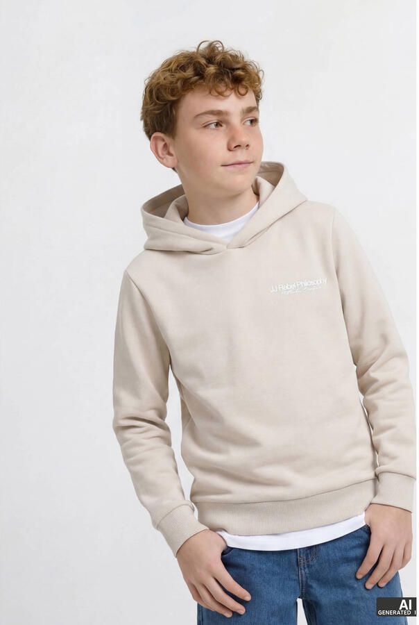 JJ REBEL JUNIOR hoodie beige - Foto 3