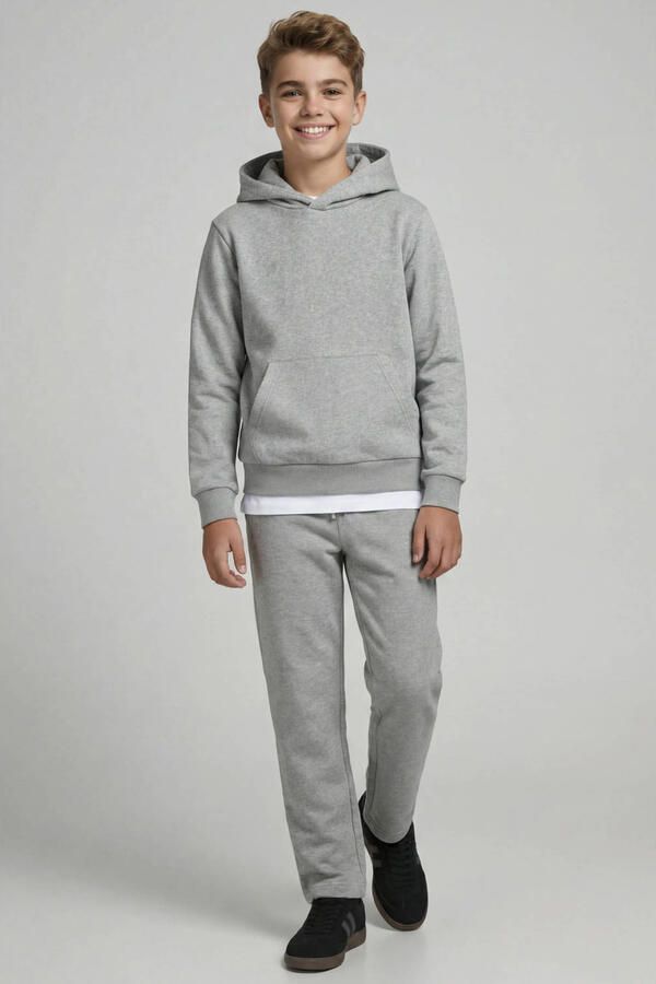 JJ REBEL JUNIOR hoodie grijs - Foto 3