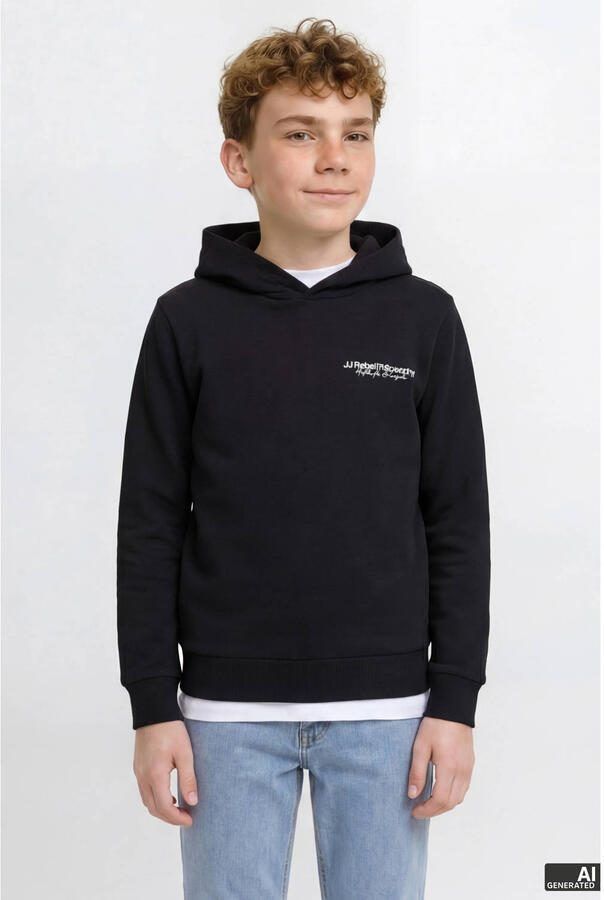 JJ REBEL JUNIOR hoodie zwart