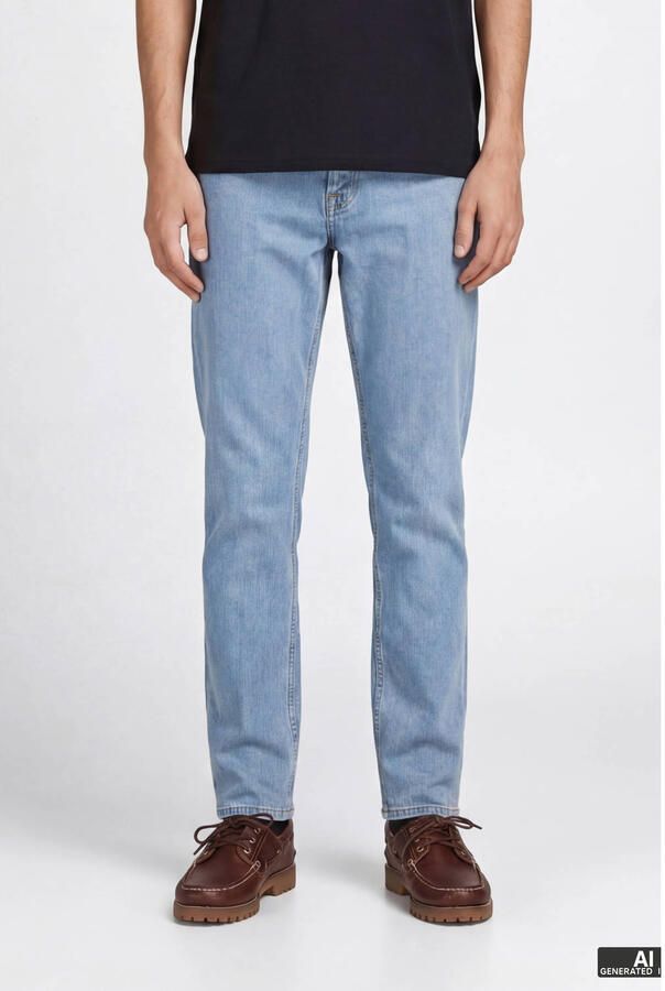 JJ REBEL JUNIOR JREBNOAH JJCRAFT low waist regular fit jeans light blue denim