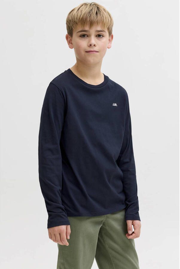 JJ REBEL JUNIOR longsleeve donkerblauw