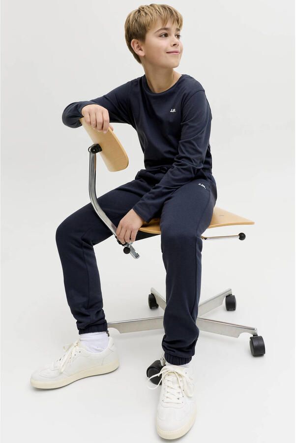 JJ REBEL JUNIOR regular casual broek donkerblauw - Foto 3