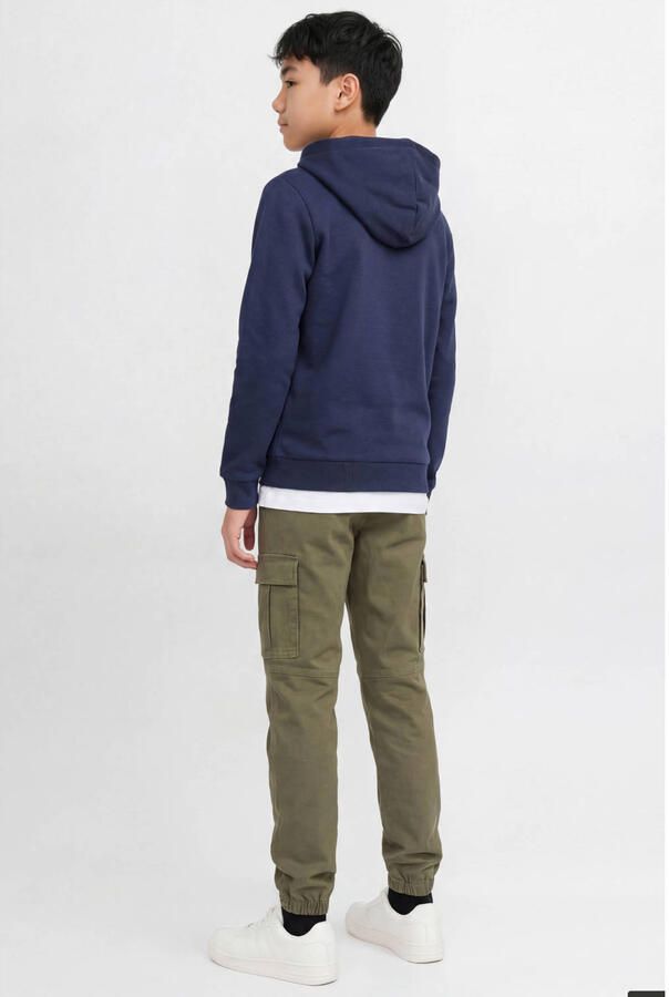 JJ REBEL JUNIOR regular casual broek groen - Foto 2