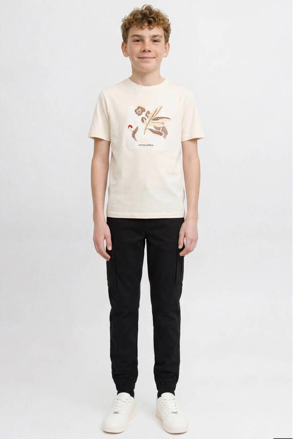 JJ REBEL JUNIOR regular casual broek zwart