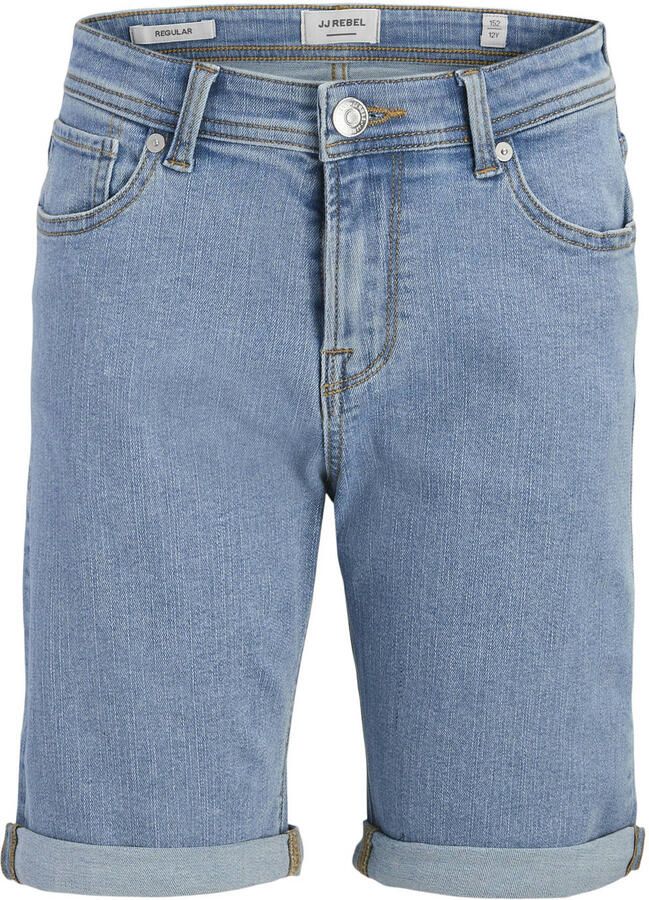 JJ REBEL JUNIOR regular waist denim short medium blue denim