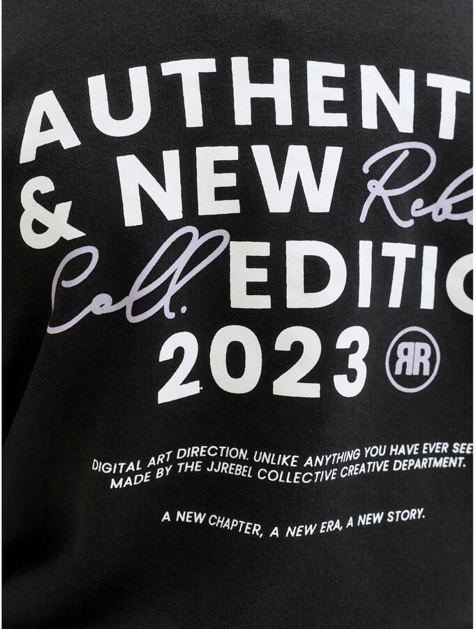 JJ REBEL JUNIOR sweater met backprint zwart - Foto 2