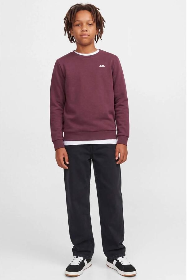 JJ REBEL JUNIOR sweater wijnrood Effen - Foto 2