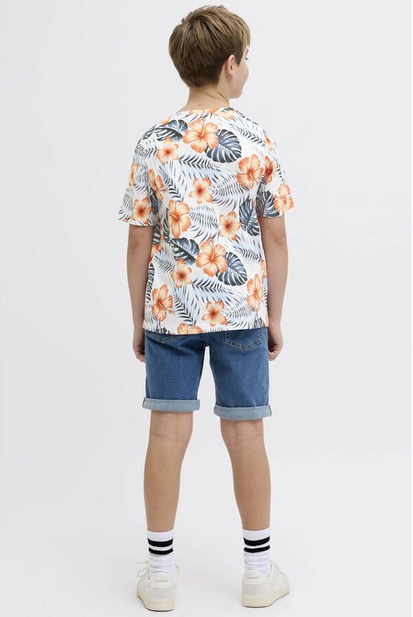 JJ REBEL JUNIOR T-shirt blauw Jongens Katoen Ronde hals All over print - Foto 2
