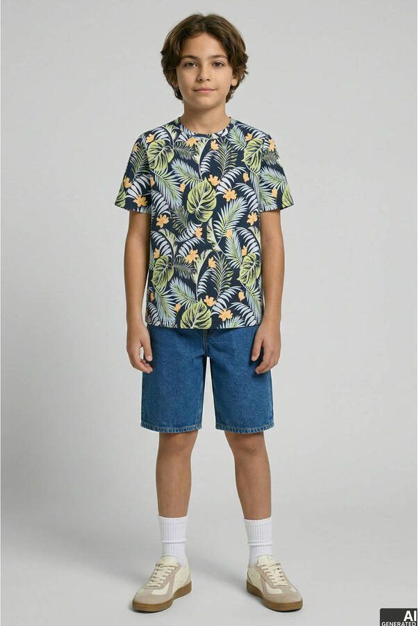 JJ REBEL JUNIOR T-shirt donkerblauw - Foto 2