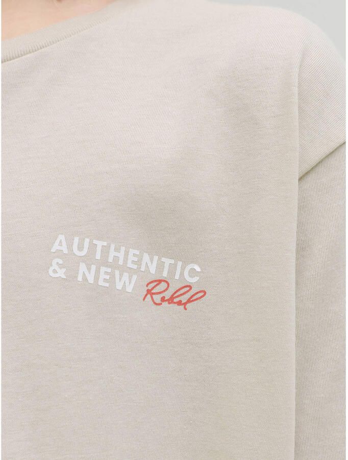 JJ REBEL JUNIOR T-shirt met backprint beige - Foto 2
