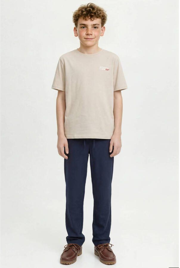 JJ REBEL JUNIOR T-shirt met backprint beige - Foto 3