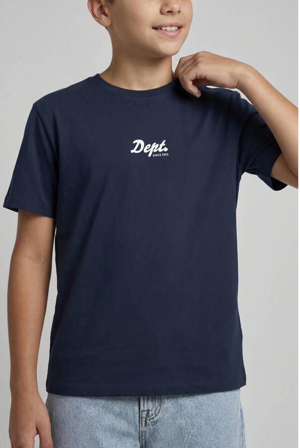 JJ REBEL JUNIOR T-shirt met backprint donkerblauw - Foto 2