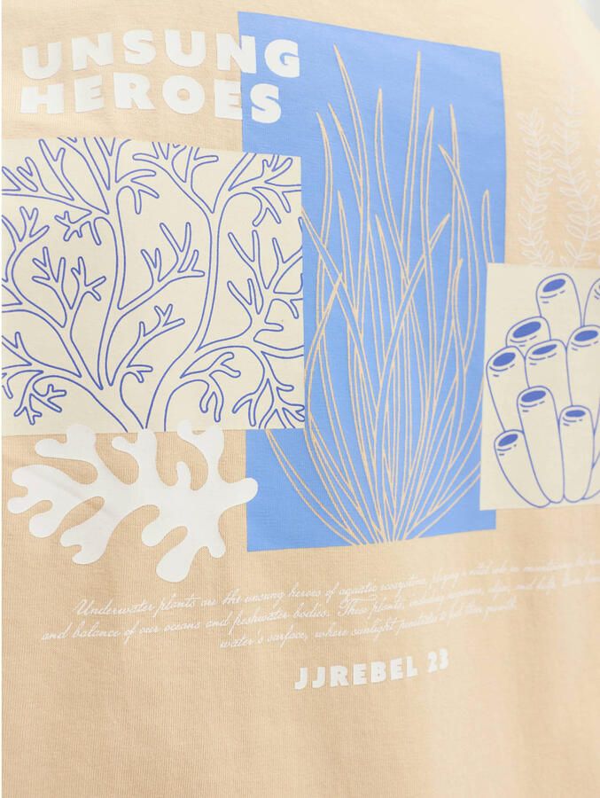 JJ REBEL JUNIOR T-shirt met backprint oranje - Foto 2