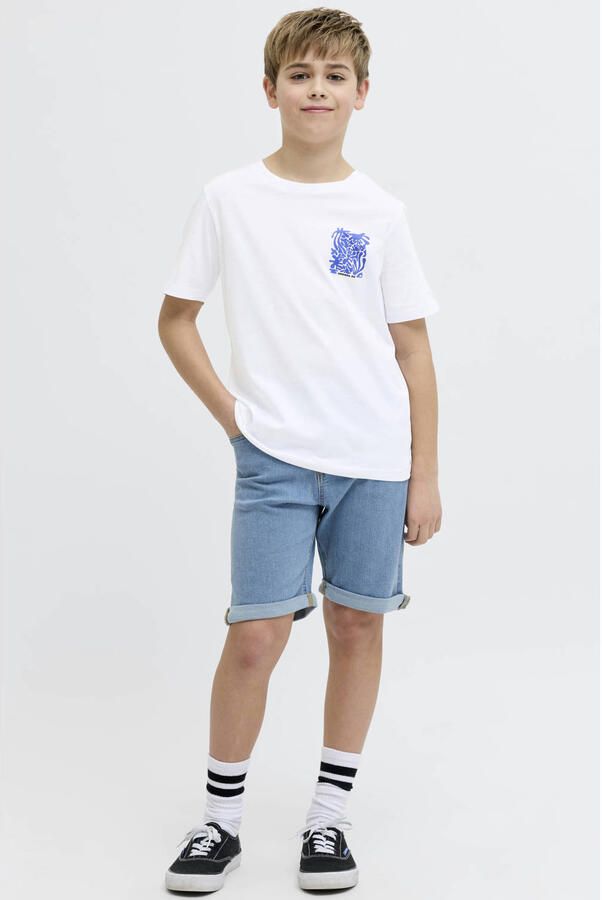 JJ REBEL JUNIOR T-shirt met backprint wit - Foto 2