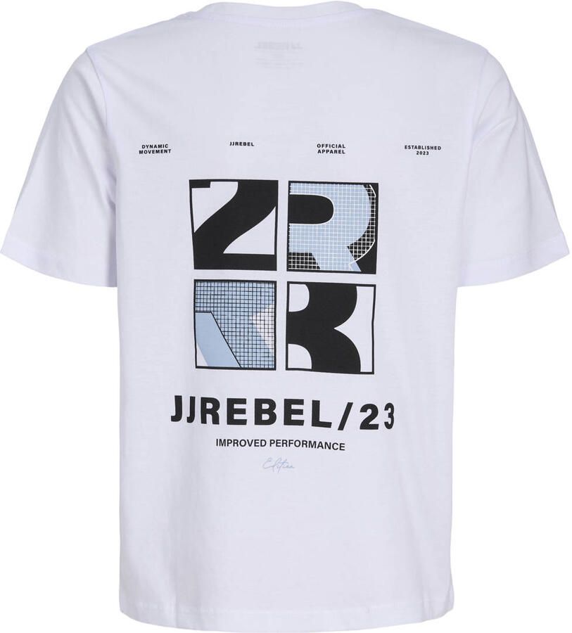 JJ REBEL JUNIOR T-shirt met backprint wit - Foto 2