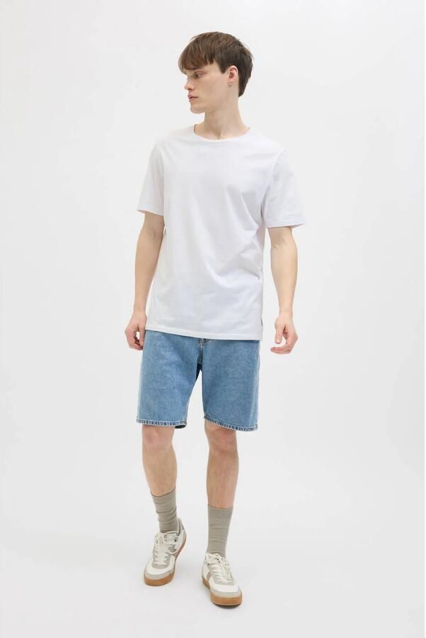 JJ REBEL JREBTAYLOR JJCRAFT loose denim short blue denim - Foto 3