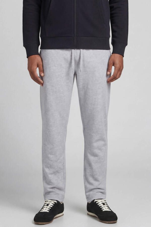 JJ REBEL loose fit joggingbroek lichtgrijs