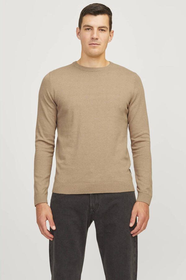 JJ REBEL pullover JREBCALLUM beige