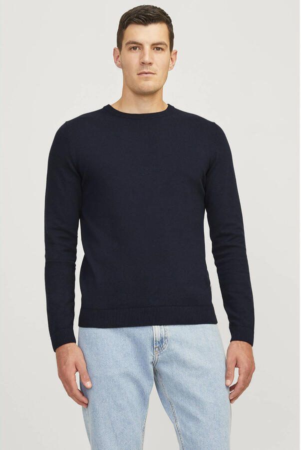 JJ REBEL pullover JREBCALLUM donkerblauw - Foto 2