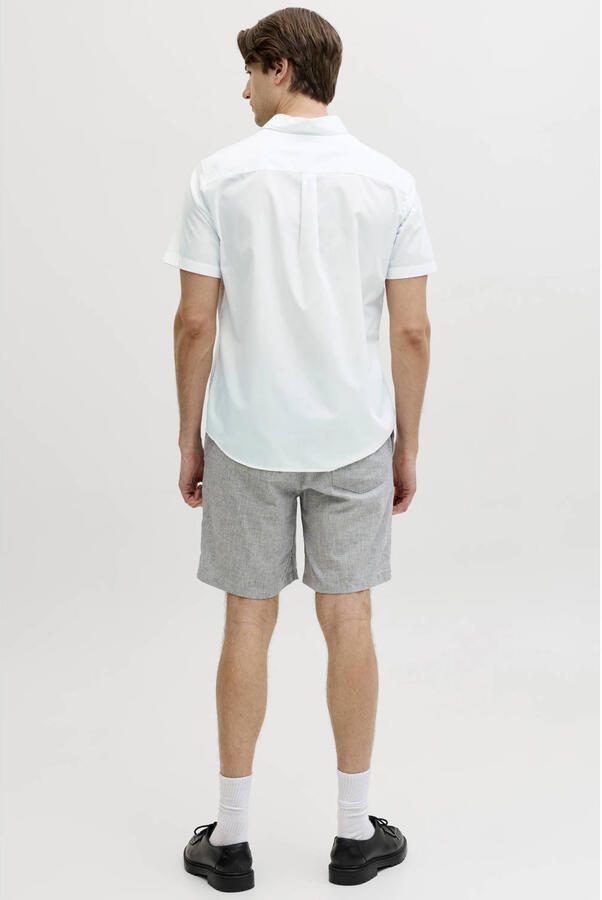 JJ REBEL regular casual overhemd wit - Foto 3
