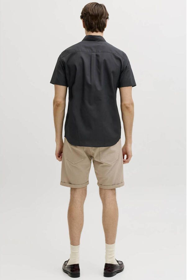 JJ REBEL regular casual overhemd zwart - Foto 2
