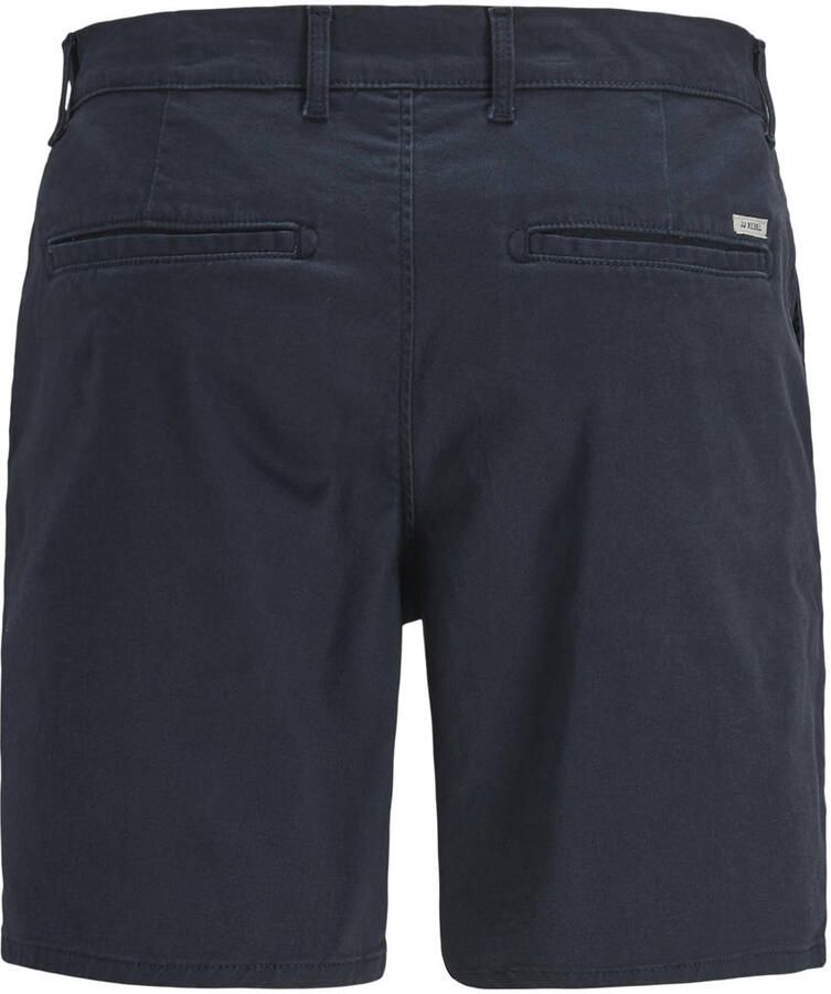JJ REBEL regular chino short donkerblauw