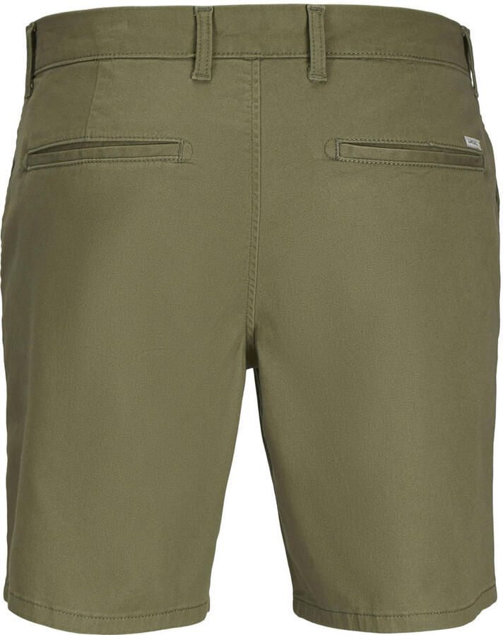 JJ REBEL regular chino short olijfgroen