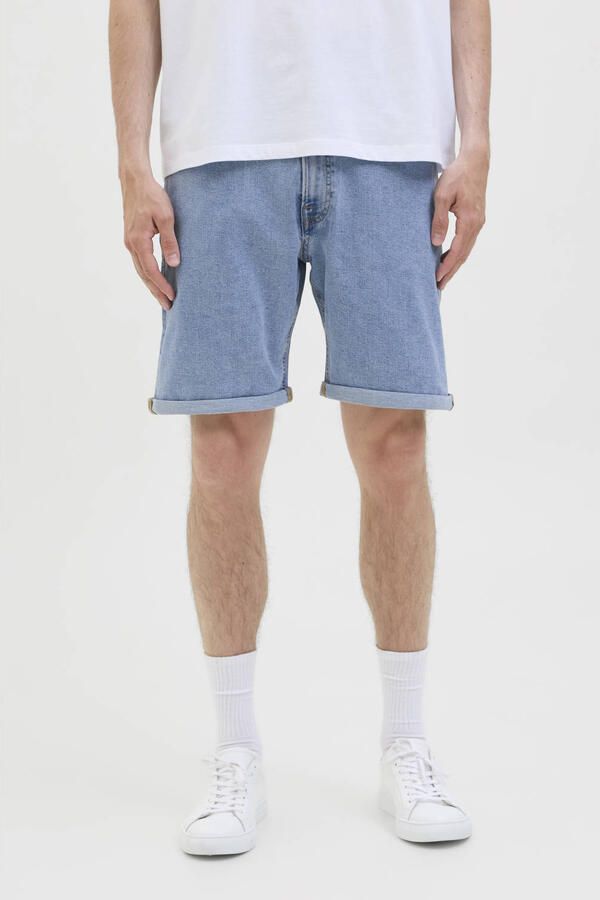 JJ REBEL regular denim short blauw