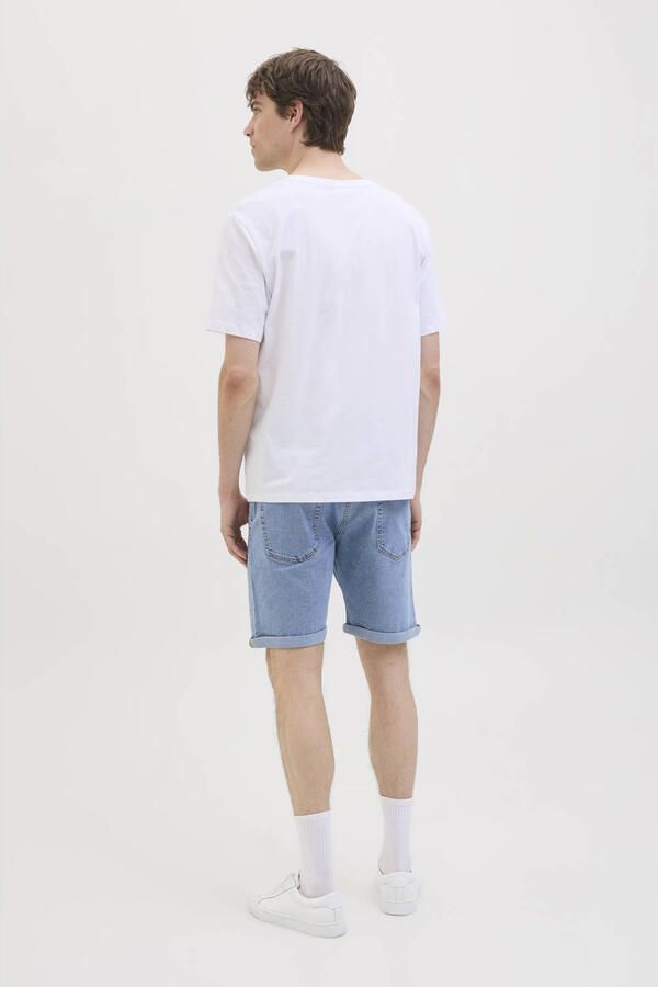 JJ REBEL regular denim short blauw - Foto 2