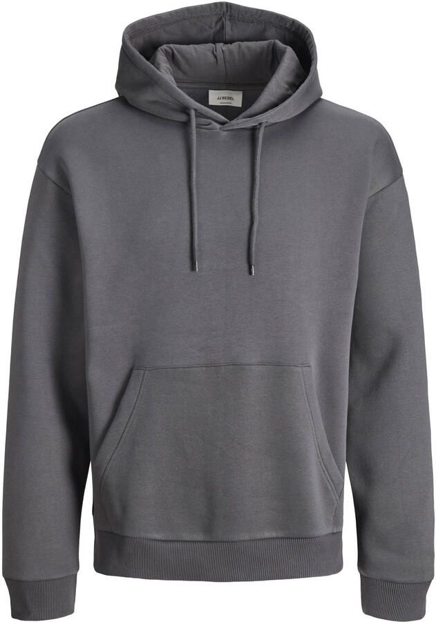 JJ REBEL regular fit hoodie grijs