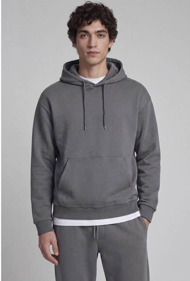 JJ REBEL regular fit hoodie grijs