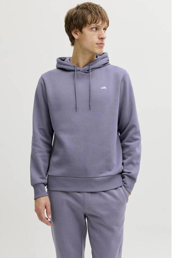 JJ REBEL Regular fit hoodie paars