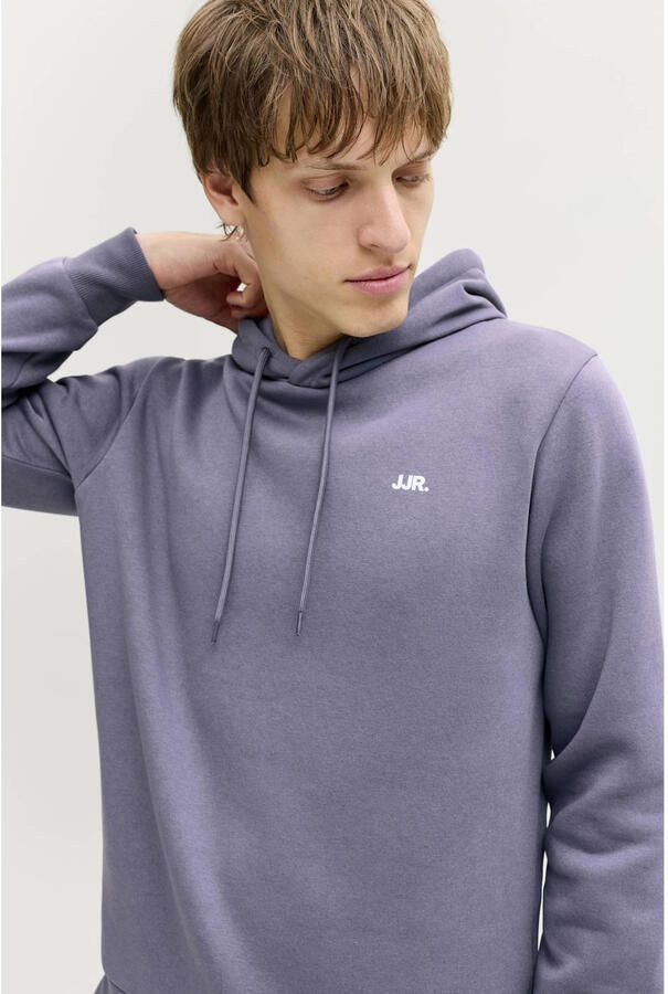JJ REBEL Regular fit hoodie paars - Foto 2