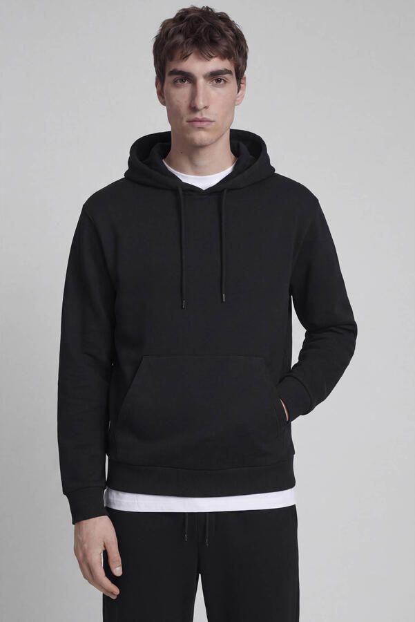 JJ REBEL regular fit hoodie zwart