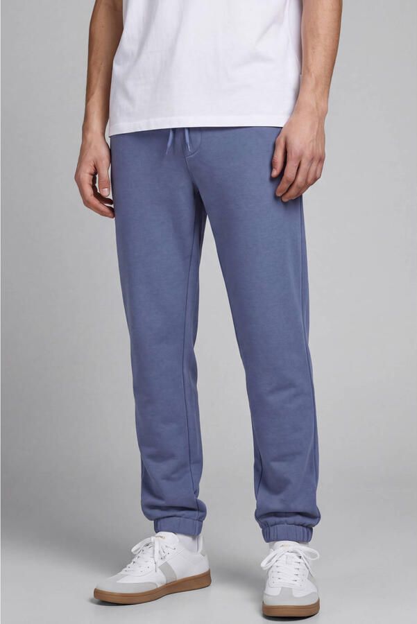 JJ REBEL regular fit joggingbroek blauw