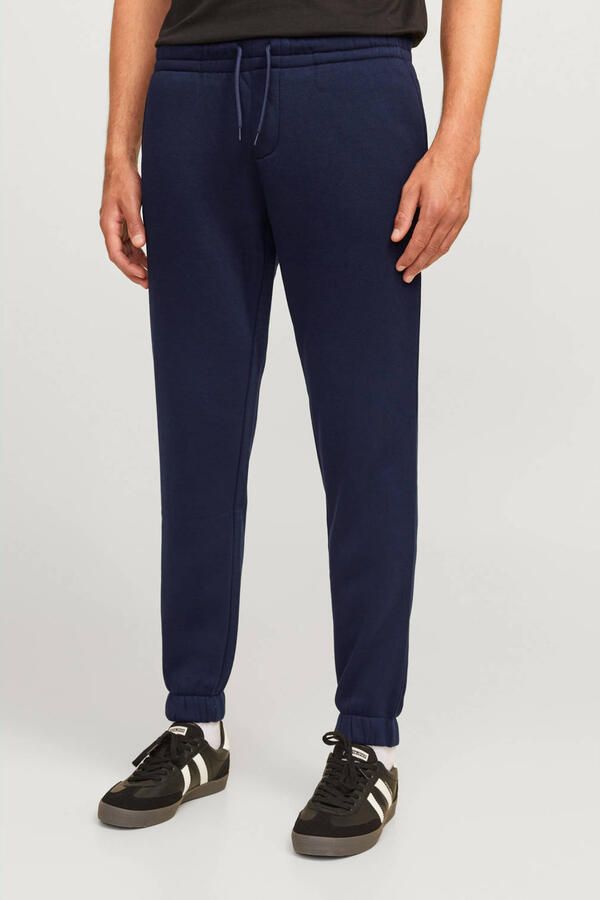 JJ REBEL regular fit joggingbroek JREBGORM donkerblauw