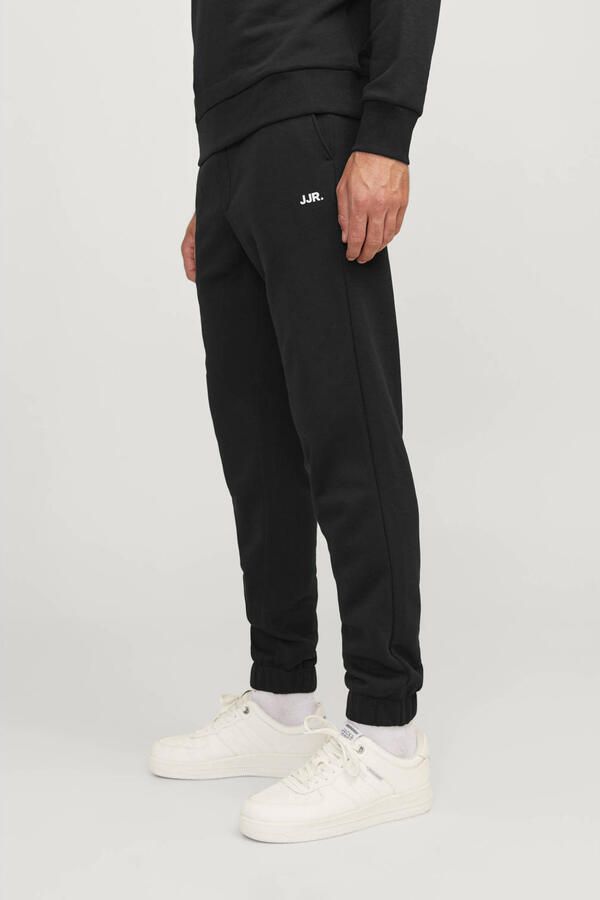 JJ REBEL regular fit joggingbroek JREBGORM zwart