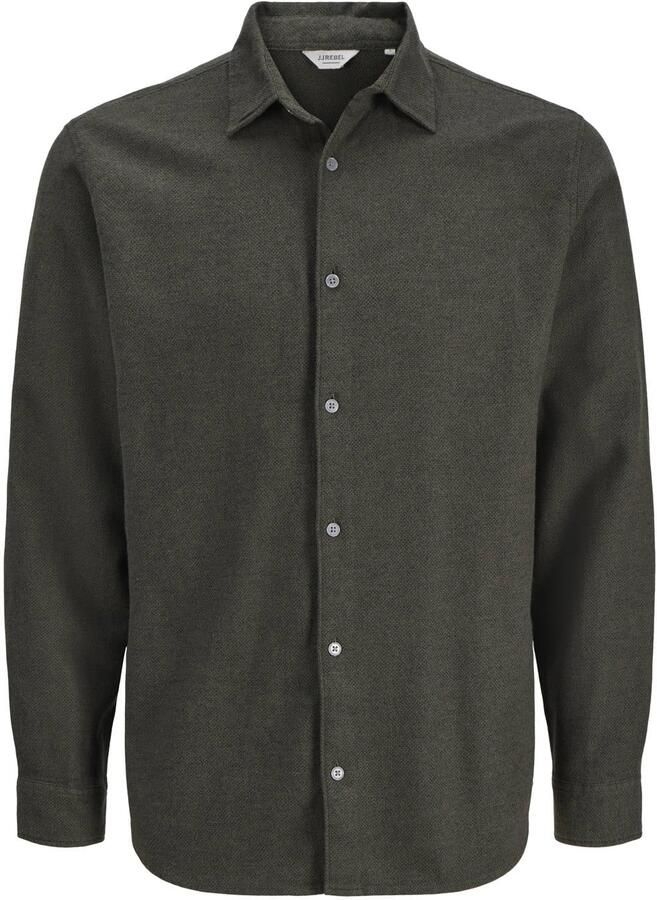 JJ REBEL regular fit overhemd forest night