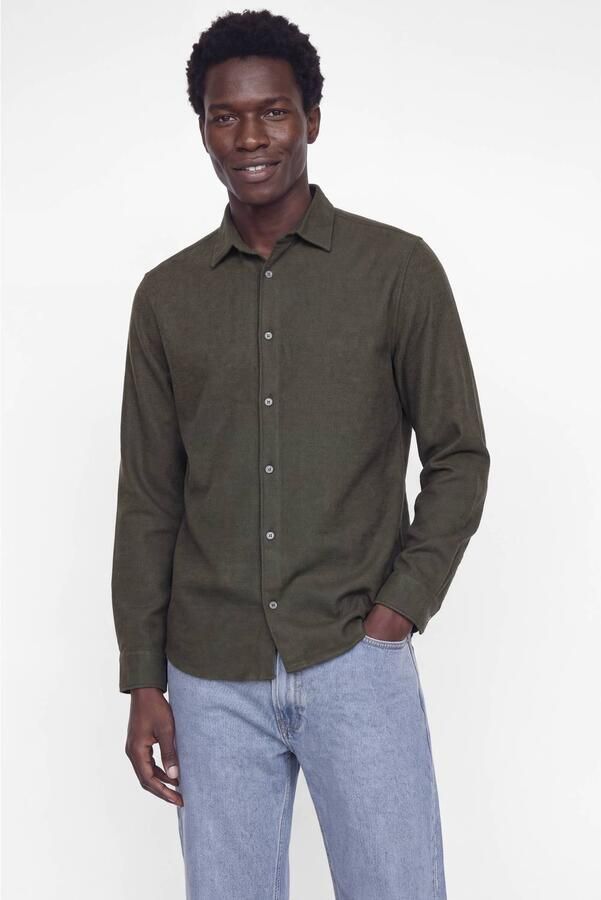 JJ REBEL regular fit overhemd forest night