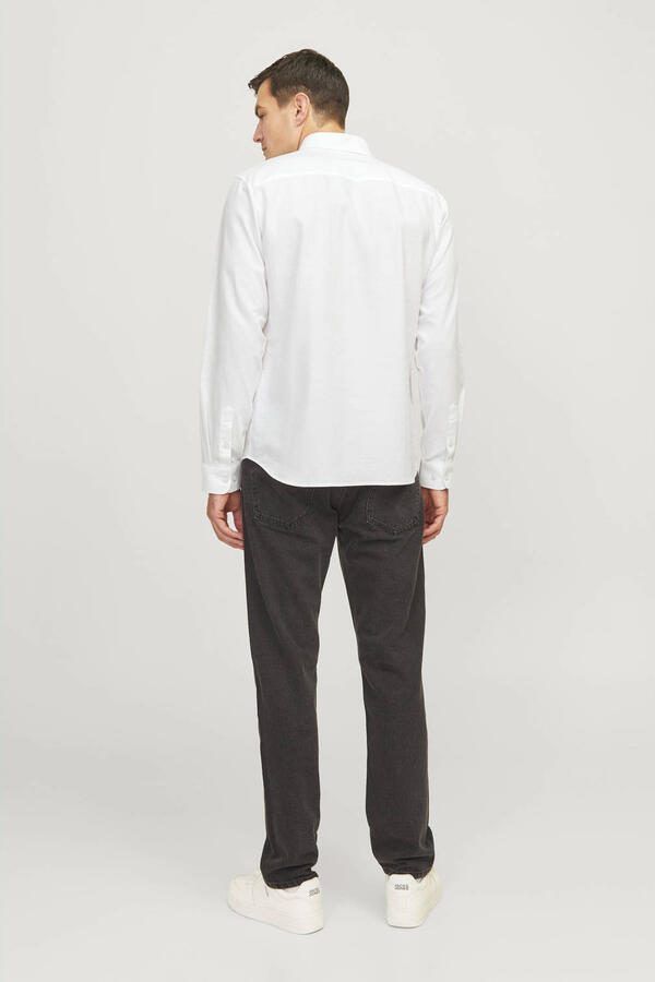 JJ REBEL regular fit overhemd JREBOSCAR wit - Foto 3