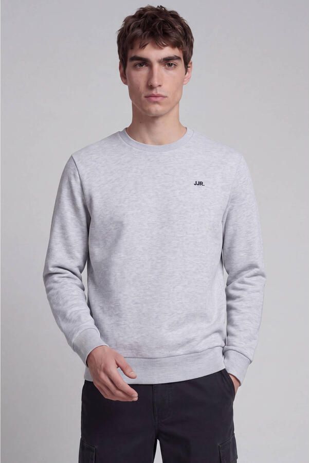 JJ REBEL regular fit sweater lichtgrijs - Foto 2