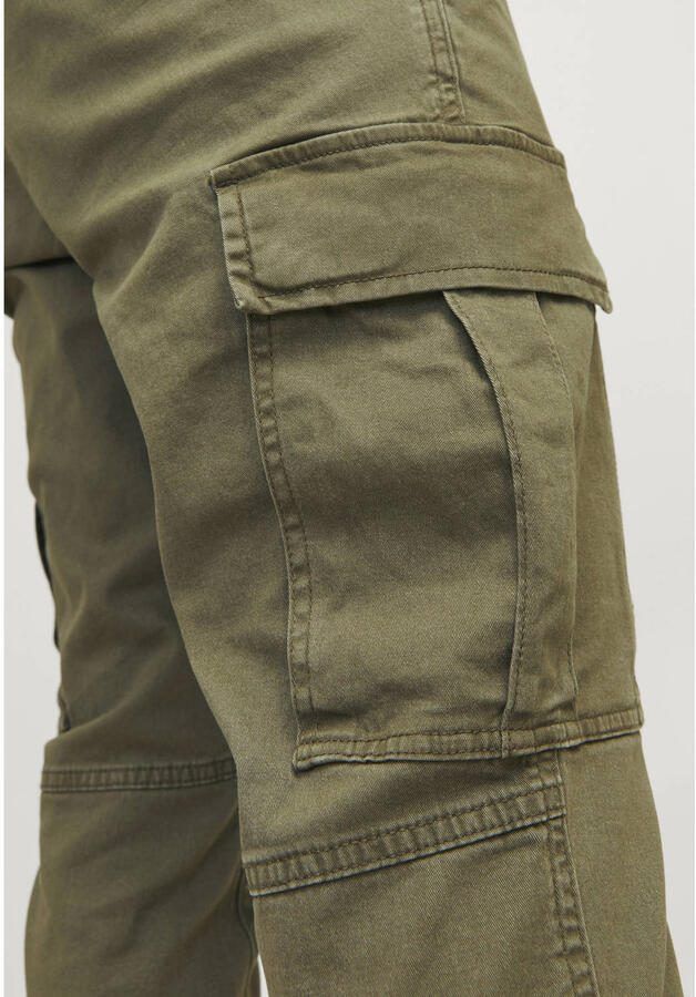 JJ REBEL slim fit cargobroek JREBMICHAEL donkergroen - Foto 2