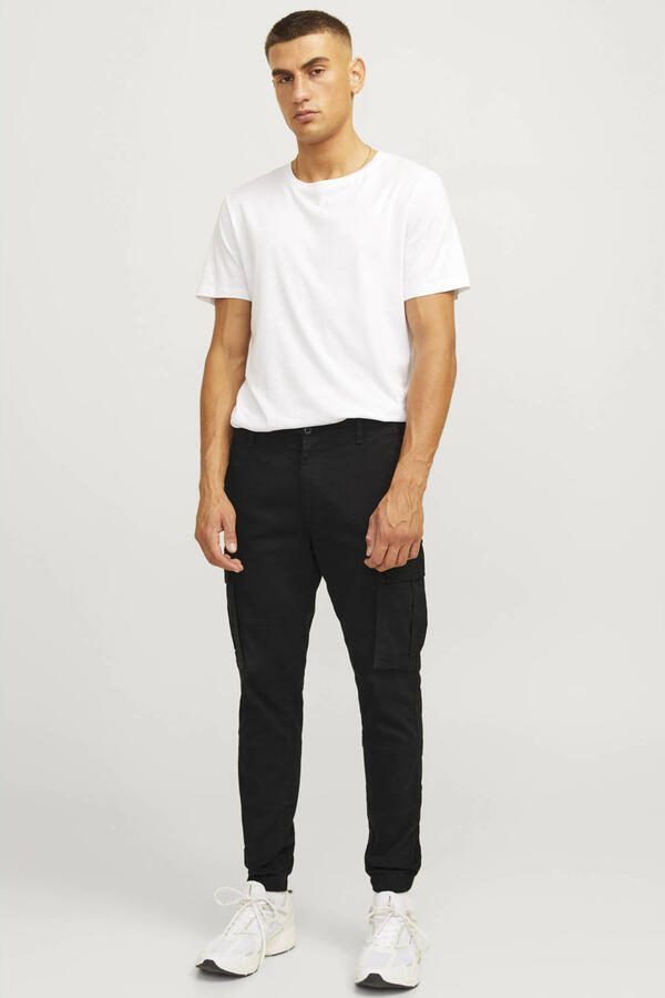 JJ REBEL slim fit cargobroek JREBMICHAEL zwart - Foto 2