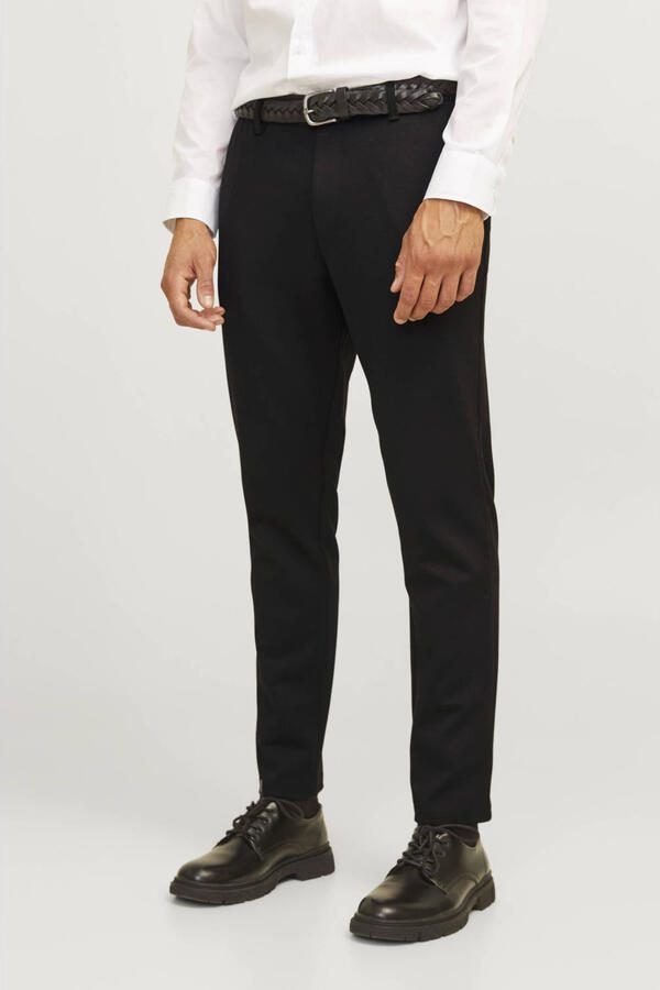 JJ REBEL slim fit chino JREBMICHAEL zwart