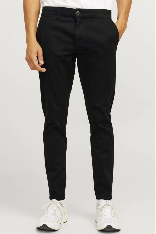 JJ REBEL slim fit chino JREBMICHAEL zwart - Foto 2